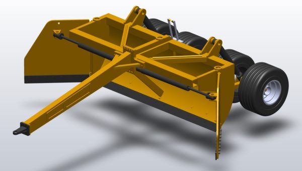 Land leveling machine